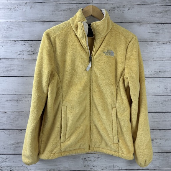 The North Face Women's Fleece Osito Jacket‎ Yellow Size Medium Full Zip - Picture 1 of 12